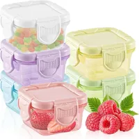 Küchenbehälter-Set, 6 Stück, 150ml, lekvrije, herbruikbaar