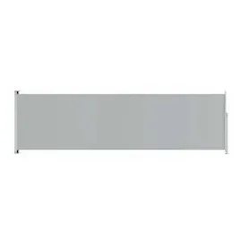 vidaXL Seitenmarkise 180 x 600 cm Grau Polyester