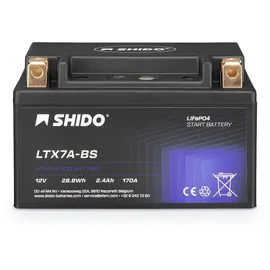 SHIDO LTX7A-BS 2,8 Ah