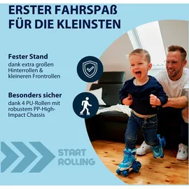 Hudora Rollschuhe My First Quad Gr. 30-33