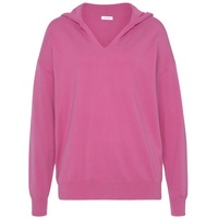 LASCANA Strickpullover »-Kapuzensweatshirt«, pink