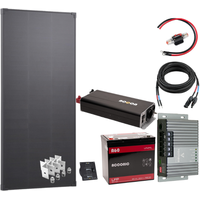 Solaranlage 100W Premium-Set LiFePO4 - SMALL