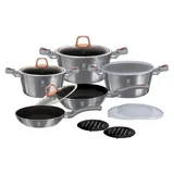 Berlinger Haus Moonlight Topf-Set 3-tlg. Suppentopf + Bratentopf + Stielkasserolle