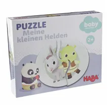 HABA Puzzle Meine Kleinen Helden, 12 Puzzleteile, Blau/Bunt (302904)