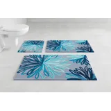 GRUND Badematte Art Blau 60 x 50 cm