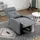 Homcom Relaxsessel Fernsehsessel mit Liegefunktion Leinenoptik 67 x 98 x 87 cm Grau