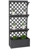 Proregal Hochbeet 177 x 77 x 33 cm Grau
