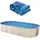 Vevor Ovale Poolfolie Blau 1006x549x147 cm