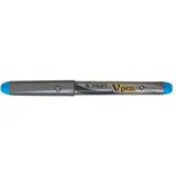 Pilot Pen PILOT Einweg-Füllhalter V-Pen Silver, hellblau