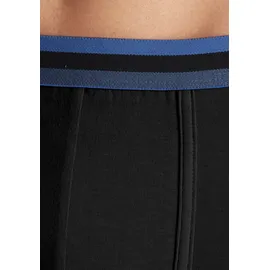 BENCH Langer Boxer unifarben schwarz L 3er Pack