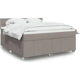 vidaXL Boxspringbett 180 x 200 cm Taupe