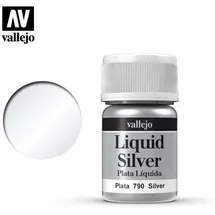 Vallejo Modell Farbe Silber 35 ml 790
