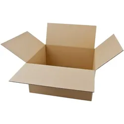 Nestler 20er-Pack Wellpapp-Faltkarton 1-wellig 49 x 43 x 26,7 cm braun, 49x26.7x43 cm