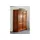 MASSIVMOEBEL24.DE Kleiderschrank Akazie 140 x 200 x 65 cm Honig