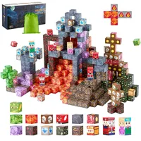 Vevor Magnetische Bausteine, 150-teiliges Dark Castle-Set, Magnetblöcke, STEM Montessori-Spielzeug