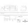 Villeroy & Boch Waschtischunterschrank Collaro C085B0, 1400x548x500mm, mit Beleuchtung C085B0DH