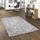 Snapstyle Feinschlingen Velour Teppich Strong Trend Hellgrau, 100x300cm