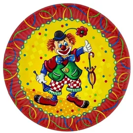 Papstar Pappteller rund Durchmesser 23 cm 10 St. Clown