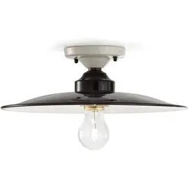 Ferroluce B&W 1-flg. Keramik 35 cm Bianco