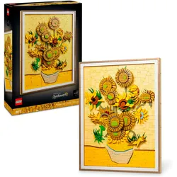 Konstruktionsspielsteine LEGO "Vincent van Gogh – Sonnenblumen (31215), LEGO ART", bunt, Spielbausteine, Kinder, Made in Europe