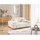 S-Style Couch Plüschcord 2-Sitzer Beige