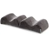 Tempur Beinkissen Memory Foam, Stützkissen zur Druckentlastung und komfortablen Unterschenkellagerung, waschbarer Bezug (20 x 54 x 10 cm), Anthrazit