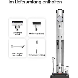 Tineco Pure ONE Station Staubsauger Kabellos, Akku Staubsauger 65 min Laufzeit mit 3L Staubstation Stielstaubsauger Leistungsstarke 1.22kg Gewicht für Hartboden, Teppich, Tierhaare