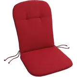 BEST Freizeitmöbel Monoblockissen hoch 96 cm x 45 cm x 5 cm Rot