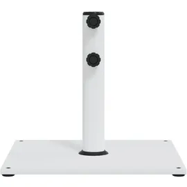 vidaXL Schirmständer Stahl 17 kg Weiß