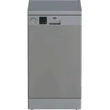 Beko DVS05024S, Freistehend, Single (45 cm breit), Silber, 10 Maßgedecke, C, 49 dB