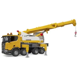 Bruder Scania Super 560R Liebherr Kran-LKW mit Light - Sound Modul