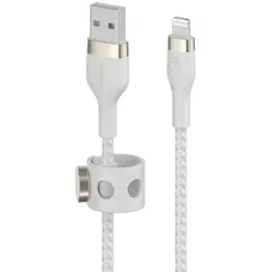 Belkin Flex Lightning/USB-A 2m mfi zert., weiß     CAA010bt2MWH