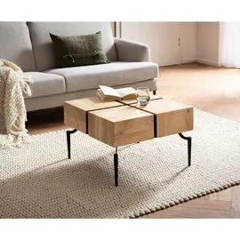 Wohnling Couchtisch Akazie 60 cm