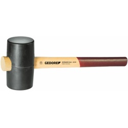 Gedore 227 E-1 Gummihammer mit Eschenstiel, d 55 mm