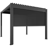 Ximax Seitenmarkise Pergola Shade 300 cm dunkelgrau