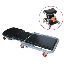 Trendline Werkstatt-Rollliege und -Sitz 102 x 40 x 12 cm