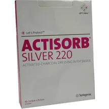 KOHLPHARMA GMBH Actisorb 220 6,5 x 9,5 cm steril 10 St.