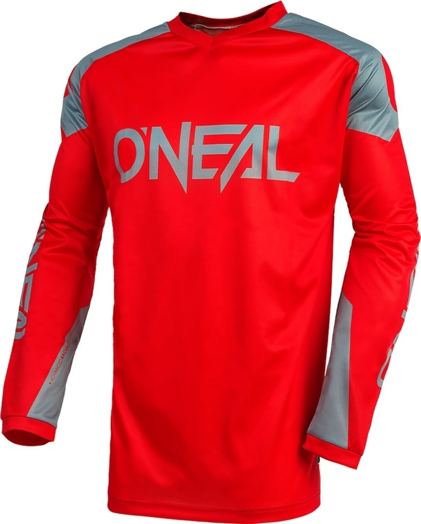 Oneal Matrix Ridewear Motorcross Jersey, grijs-rood, S Voorman