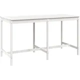 vidaXL Gartentisch 203,5 x 90 x 110 cm Weiß