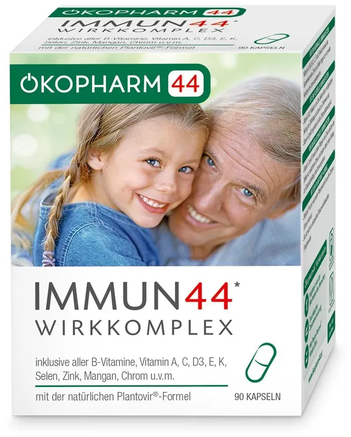 Ökopharm44® Immun44® Kapseln: Einfach in der Anwendung Kapseln 90 St 90 St Kapseln