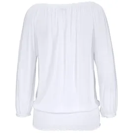 LASCANA Carmenshirt Damen weiß Gr.36/38