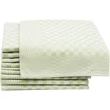 ZOLLNER Geschirrtücher grün 46x70 cm, Oeko-Tex® Standard 100, Kochen, Geschirrtücher - Schürzen, Geschirrtücher