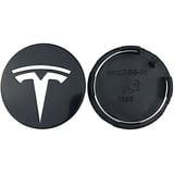 4 Stück Radnabenkappen für Tesla MODEL 3 MODEL S MODEL X 60MM, Radnabendeckel, Felgenkappen, Radnabenabdeckung, Felgendeckel, Wasserdicht/Anti-Rost