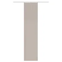 HOMEbasics 84860 HOMEbasics | Oxford Schiebegardine, blickdichte Leinenstruktur, 245x60 cm, Uni/einfarbig > Farbe (Natur)