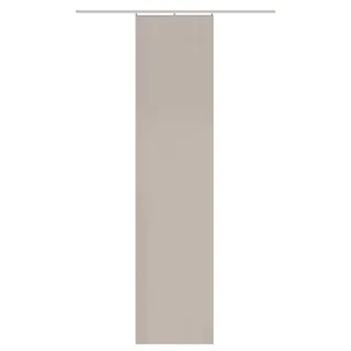 HOMEbasics 84860 HOMEbasics | Oxford Schiebegardine, blickdichte Leinenstruktur, 245x60 cm, Uni/einfarbig > Farbe (Natur)