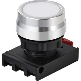 TRU Components TC-12835232 ONPOW26BK-W Drucktaster-Frontelement Knopf Weiß