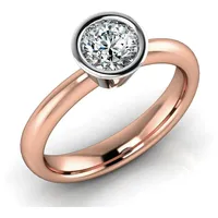 Verlobungsring VR02 750er Rot-/Weiflgold - 3471