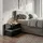 Vladon Nachtschrank Flow 60 x 45 x 39 cm Schwarz Hochglanz