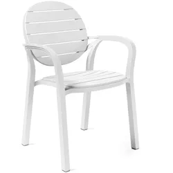 Nardi - Palma Armlehnenstuhl, bianco / bianco