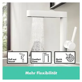Hansgrohe Finoris Einhandmischer Mattweiß